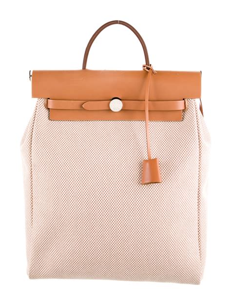 hermes herbag a dos zip retourne backpack|hermes herbag original price.